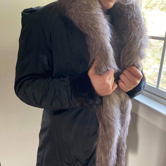 VINTAGE REAL FUR Coat Alaskan Couture Size 8 - Picture 5 of 5